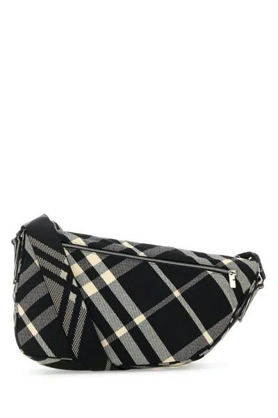 Shop Burberry Shoulder Bags In Black