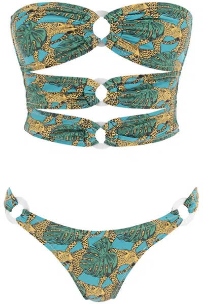 Shop Reina Olga Cage Bikini Set For In Verde