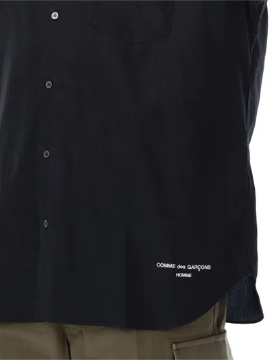 Shop Comme Des Garçons Homme Deux Comme Des Garçons Homme Boxy Fit S/s Shirt In Black