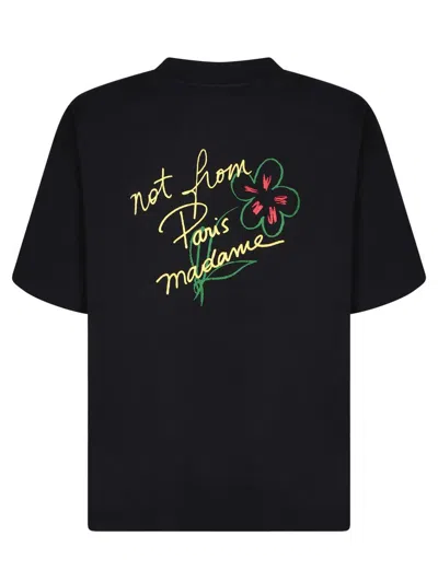 Shop Drôle De Monsieur T-shirts In Black