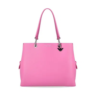 Shop Emporio Armani Tote Bag In Pink