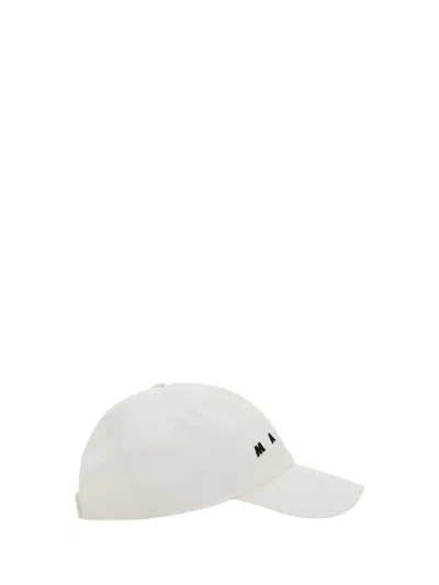 Shop Marni Hats E Hairbands In Lily White