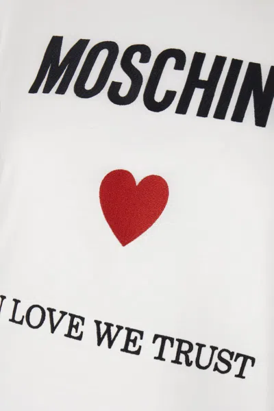 Shop Moschino T-shirts In White