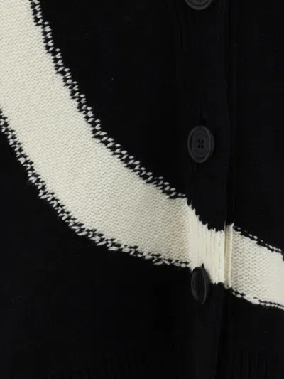 Shop Off-white Knitwear In Black White A