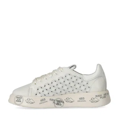 Shop Premiata Belle 6283 Sneaker In White