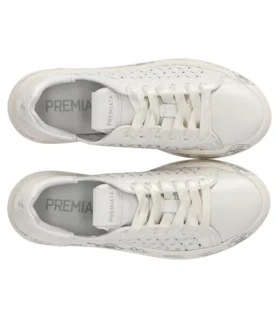 Shop Premiata Belle 6283 Sneaker In White