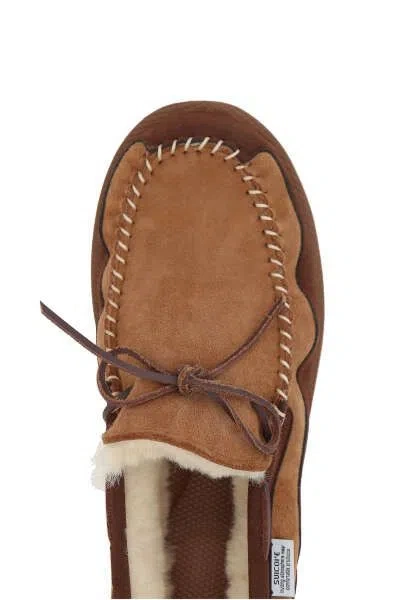 Shop Suicoke Flat Shoes In Brown