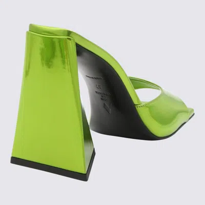 Attico Heels In Lime