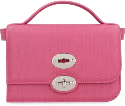 Zanellato Ella Leather Handbag In Fuchsia