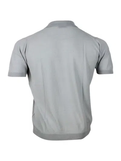 Shop John Smedley T-shirts And Polos In Grey