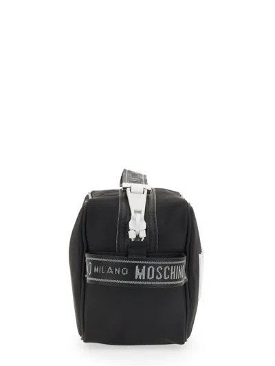 Shop Moschino Logo Bag In 1001