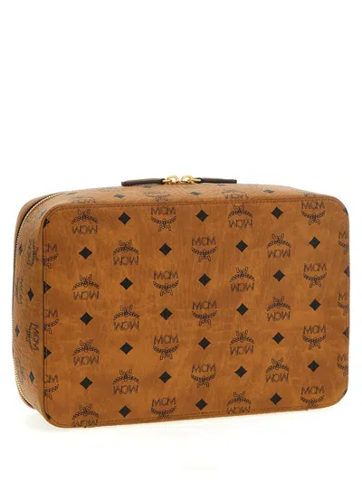 Shop Mcm 'ottomar Travel Document Case' Clutch In Brown