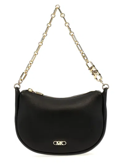 Shop Michael Kors 'small Bracelet Pouchette' Handbag In Black