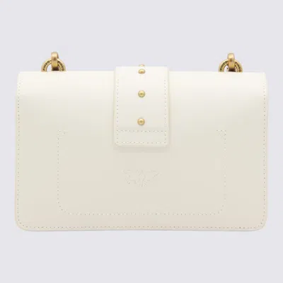 Shop Pinko White Leather Crossbody Bag
