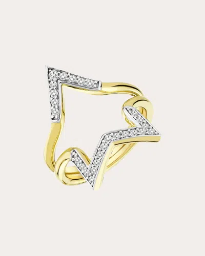 Shop Melis Goral Women's Star Ring In Gold