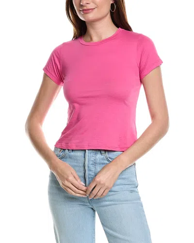 Shop Velvet By Graham & Spencer T-shirt In Pink