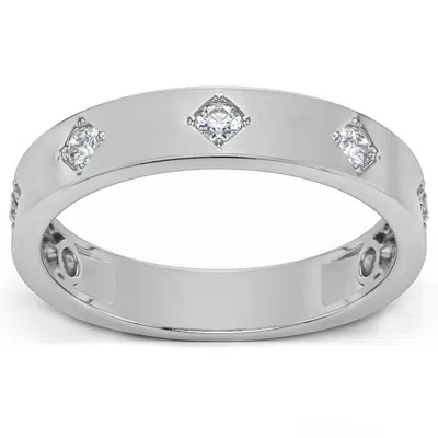 Pompeii3 1/4ct Diamond Wedding Ring Anniversary Band In White, Yellow, Or Rose Gold In Multi