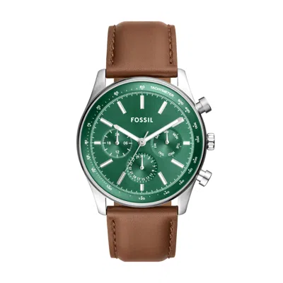 Shop Fossil Men's Sullivan Multifunction, Stainless Steel Watch In Brown