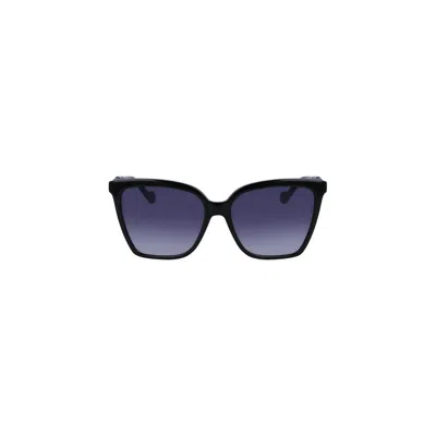 Shop Liu •jo Bio Injected Women's Sunglasses In Black
