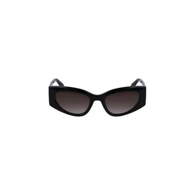 Shop Liu •jo Acetate Women's Sunglasses In Black