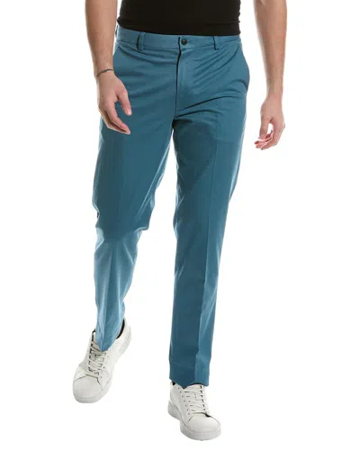 Shop Brooks Brothers Clark Fit Chino In Blue