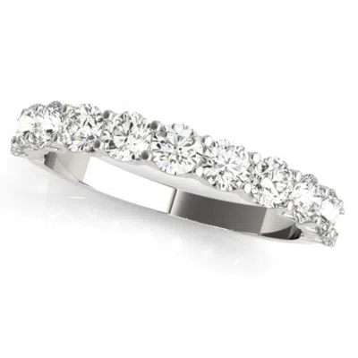 Pompeii3 1/2ct Diamond U Prong Wedding Ring In 14k White Gold In White