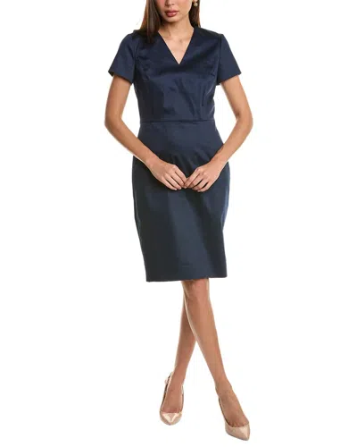 Shop Brooks Brothers Career Dress In Blue