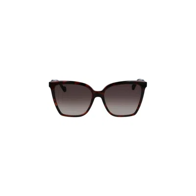 Shop Liu •jo Bio Injected Women's Sunglasses In Brown