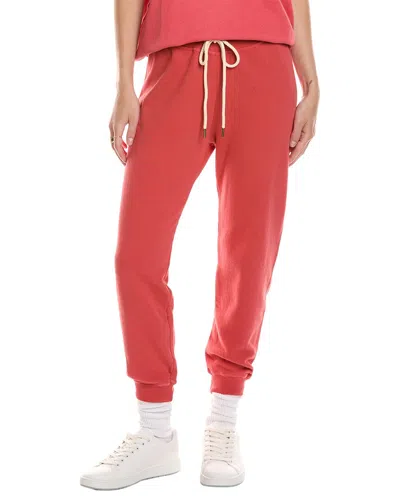 Shop The Great Cropped Sweatpant In Red