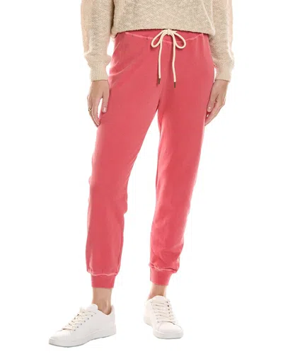 Shop The Great Cropped Sweatpant In Orange
