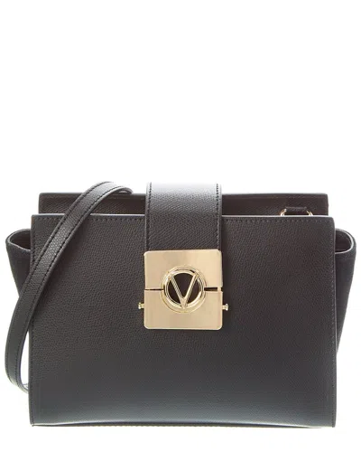 Shop Valentino By Mario Valentino Kiki Leather Shoulder Bag In Black