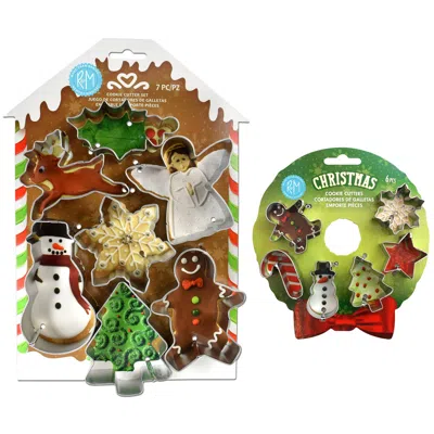 Shop R & M International 13 Piece Christmas Cookie Cutter Set In Multi