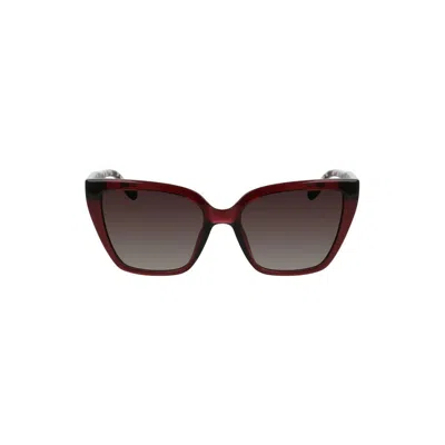 Shop Liu •jo Injected Women's Sunglasses In Pink