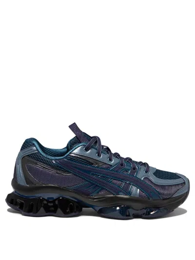 Shop Asics "us5-s Gel-quantum Kinetic" Sneakers In Blue