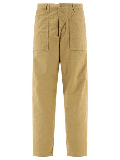 Shop Orslow "us Army Fatigue" Trousers In Beige