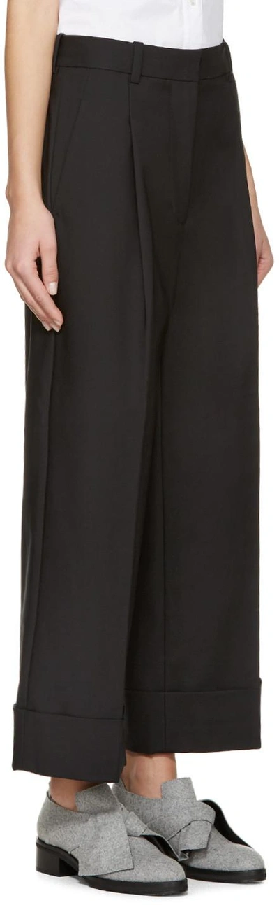 Shop 3.1 Phillip Lim / フィリップ リム Black Cropped Wide-leg Trousers