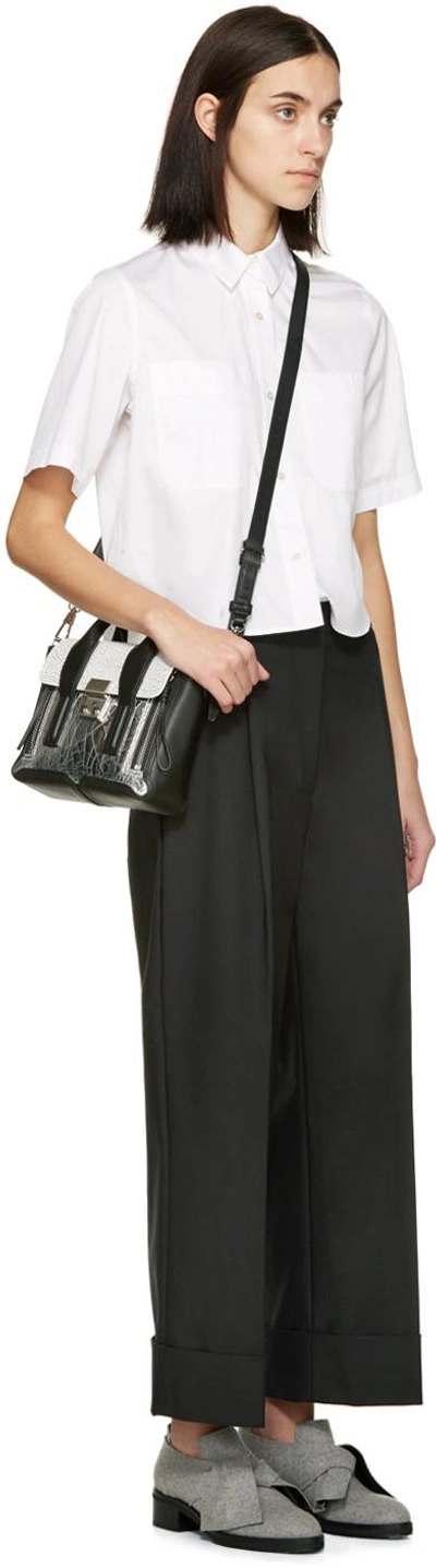 Shop 3.1 Phillip Lim / フィリップ リム Black Cropped Wide-leg Trousers