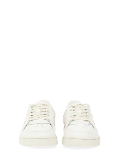 Shop Axel Arigato "dice Stripe" Sneaker In White