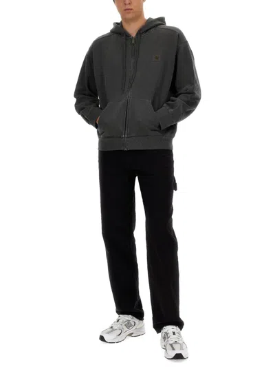 Shop Carhartt Wip "nelson" Sweatshirt In Grey