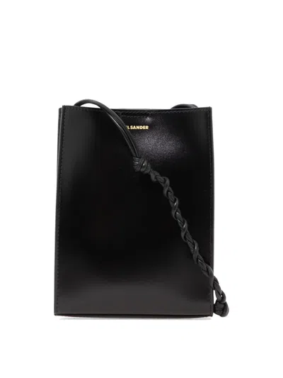 Shop Jil Sander "tangle" Crossbody Bag In Black