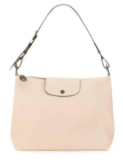Shop Longchamp "le Pliage Xtra" Medium Shoulder Bag In Ivory