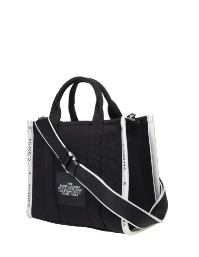 Shop Marc Jacobs Jacquard Handbag In Black