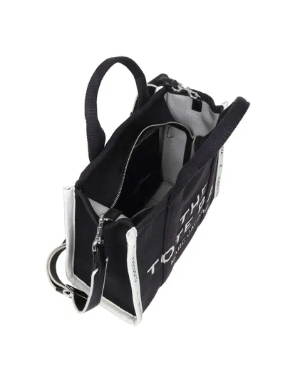 Shop Marc Jacobs Jacquard Handbag In Black