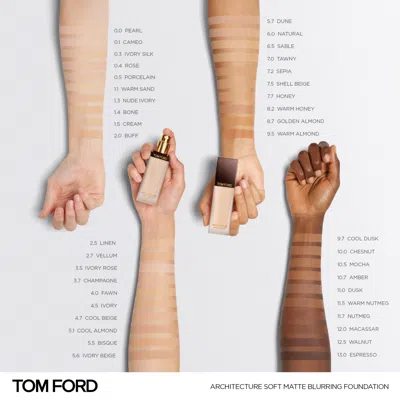 Shop Tom Ford Architecture Soft Matte Blurring Foundation In Bone