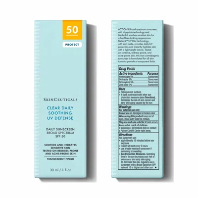 Skinceuticals Clear Daily Soothing Uv Defense Spf 50 Sunscreen For Sensitive Skin In Default Title