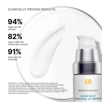 Skinceuticals Clear Daily Soothing Uv Defense Spf 50 Sunscreen For Sensitive Skin In Default Title