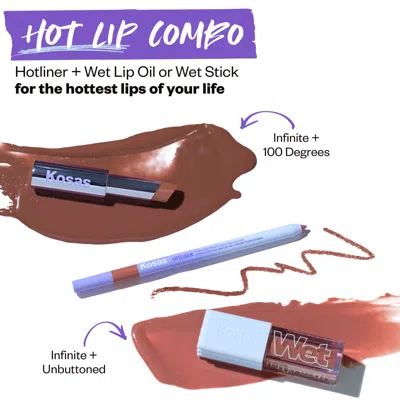 Kosas Hotliner Hyaluronic Acid Contouring Lip Liner In Infinite