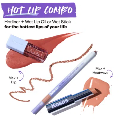 Shop Kosas Hotliner Hyaluronic Acid Contouring Lip Liner In Max