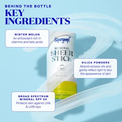 Supergoop Mineral Sheer Stick Spf 30 In Default Title