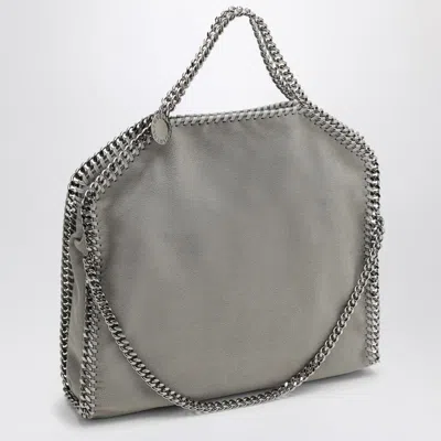 Shop Stella Mccartney Falabella Fold Over Bag In Grey